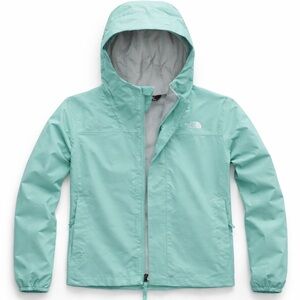 The North Face Mint Green Jade Jacket Girls Kids L 14-16